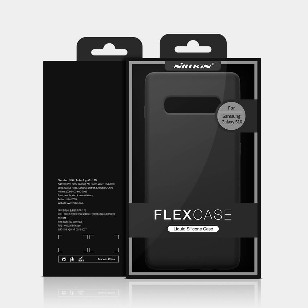 Ốp lưng chống bám bẩn silicon cho Samsung Galaxy S10 mỏng 1mm hiệu Nillkin Flex Pure Cover Case - chống sốc cực tốt, chất liệu cao cấp, gờ bảo vệ camera - Hàng nhập khẩu