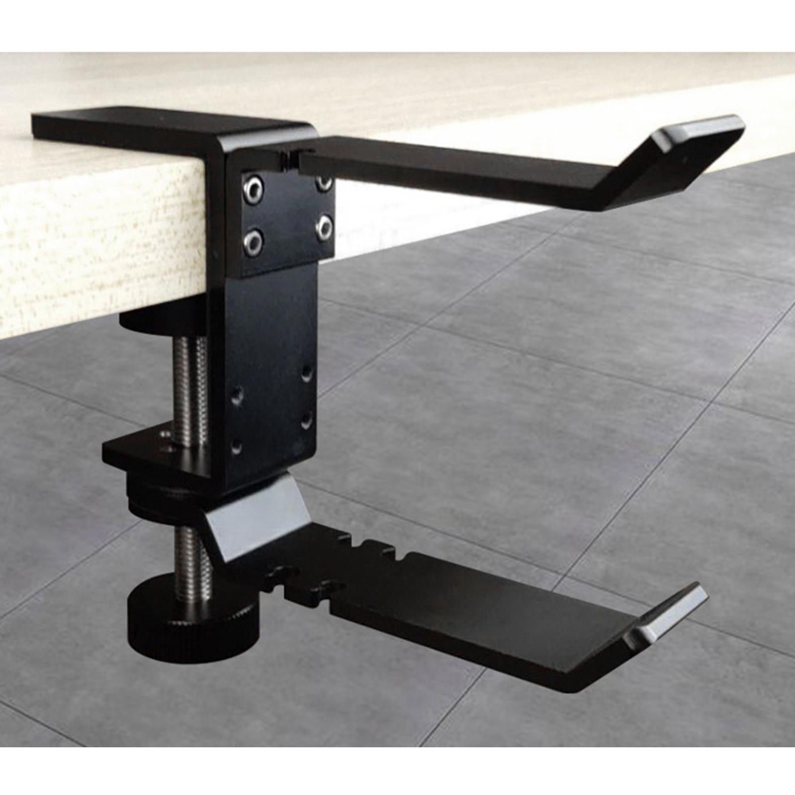 HEADPHONE STAND HANGER HOOK UNDER DESK HEADSET MOUNT HOLDER W/ PAD