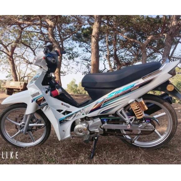 Tem sirius 110 xanh ngọc bạc crom