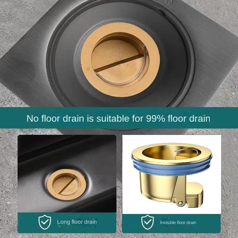Nắp Đậy Cống Thoát Nước Sàn Nhà Bếp, Nắp Cống Thoát Nước Sàn Nhà Tắm Nhà Vệ Sinh, Chống Côn Trùng Và Mùi Hôi Tiện Dụng