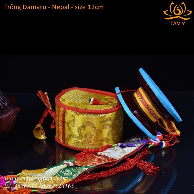 Trống Damaru Thủ Công Nepal