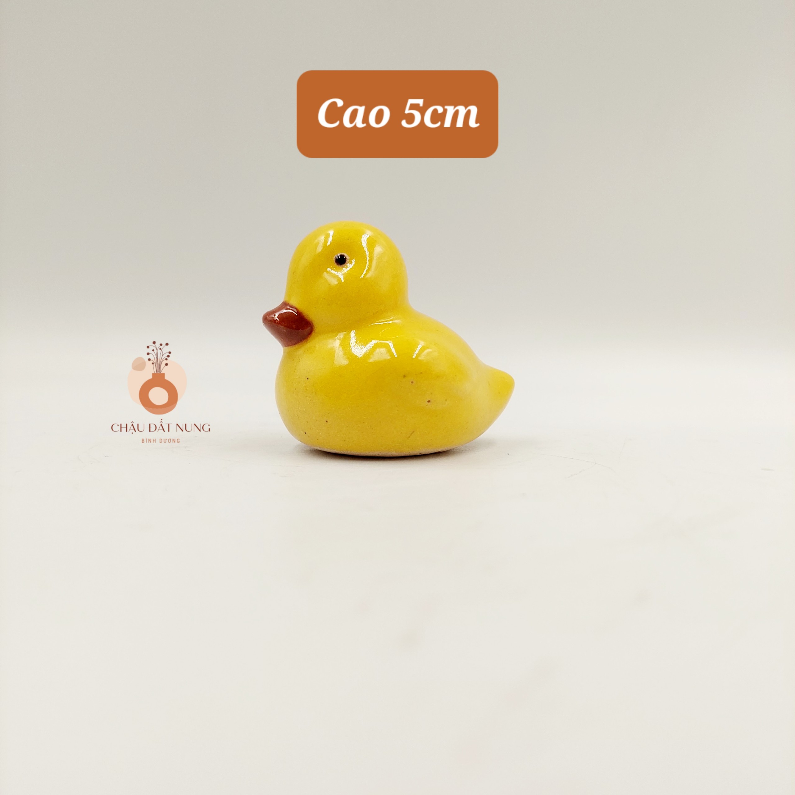 Trang trí sân vườn - Gà nhí, Vịt nhí 56, chiều cao 5cm đến 6.75cm - Phụ kiện terrarium - Phụ kiện tiểu cảnh
