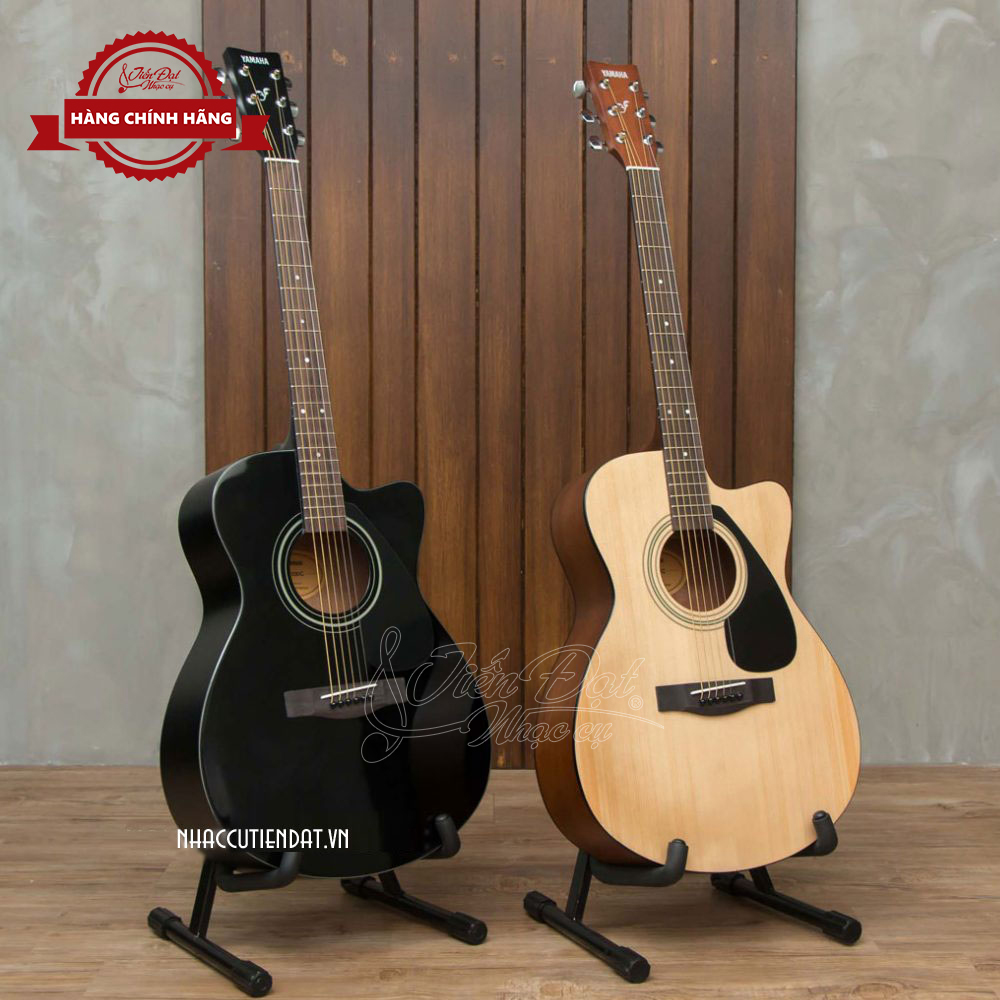 Đàn Guitar Acoustic Yamaha FS100C, Dáng Khuyết, Gỗ Vân Sam, Màu Tự Nhiên - Hàng Chính Hãng