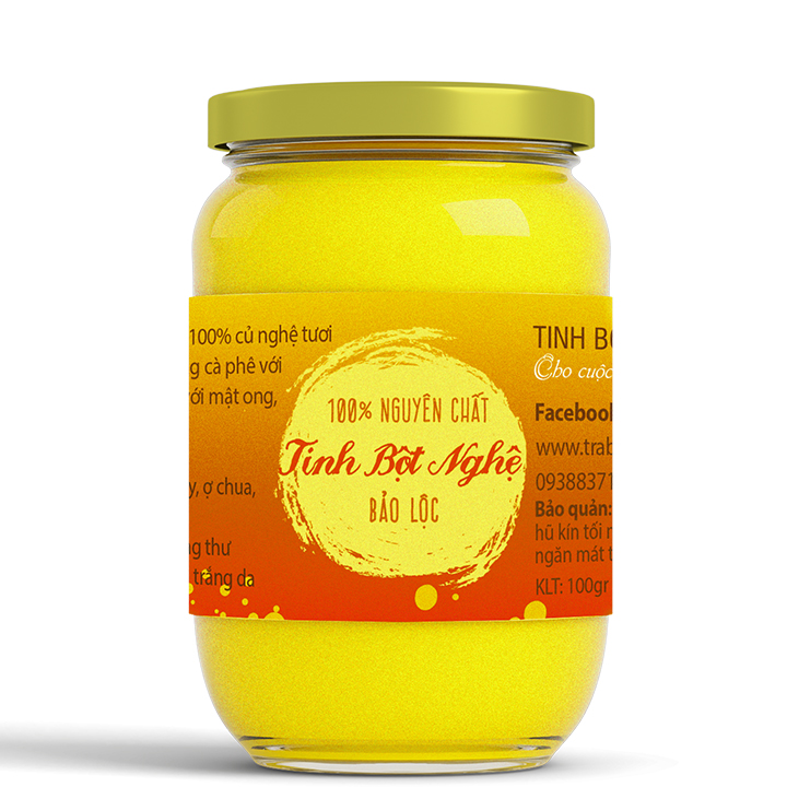 Tinh Bột Nghệ Nguyên Chất Bảo Lộc Vũ Gia