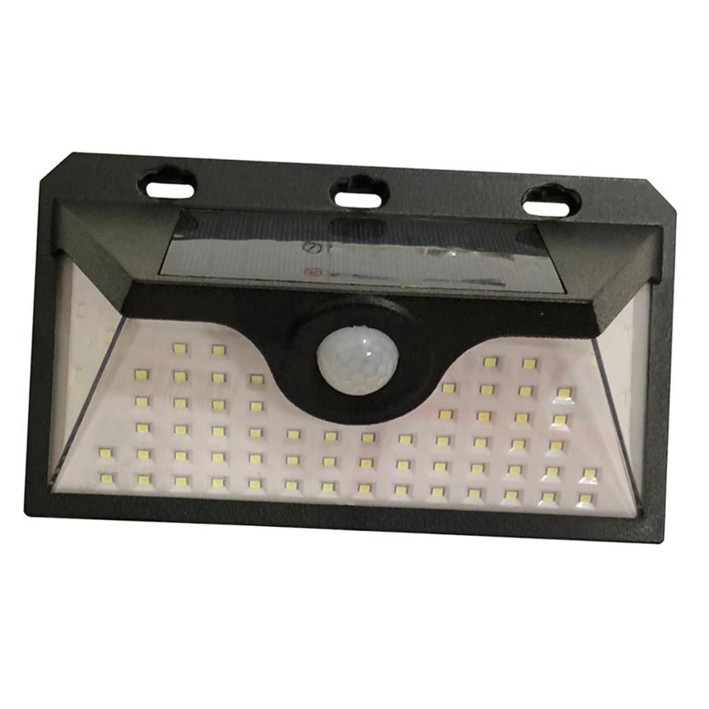 66 LED Solar Powered Human Sensor Light Aisle Garden Yard Security Wall Lamp