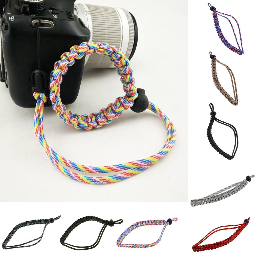 Adjustable Camera Wrist Strap/ Bracelet Outdoor Emergency Survival Braided Paracord