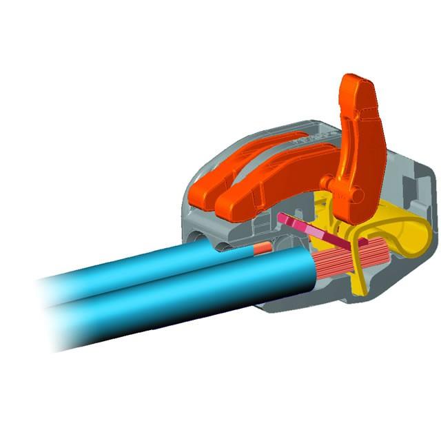 5 Cút nối dây điện KV774 -415 Wago nối 5 dây đơn