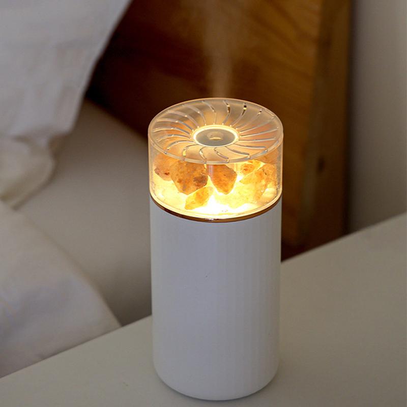 400ML Máy Tạo Độ Ẩm Không Khí Pha Lê Xông Phòng USB Không Dây Tinh Máy Khuếch Tán Tinh Dầu Humidificador Với Bầu Không Khí Đèn Nhà