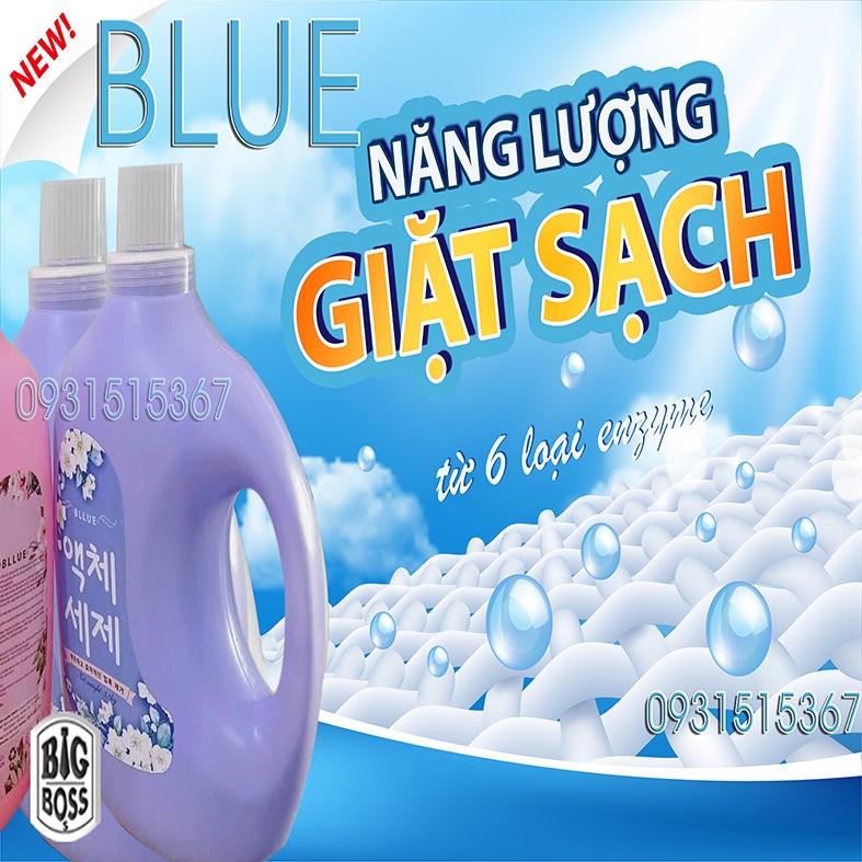 Nước Giặt Ngát Hương BlueHànQuốc 2kg. Lựa Chọn Tuyệt Vời Cho Mọi Gia Đình, Thơm Ngát Ngày Dài.