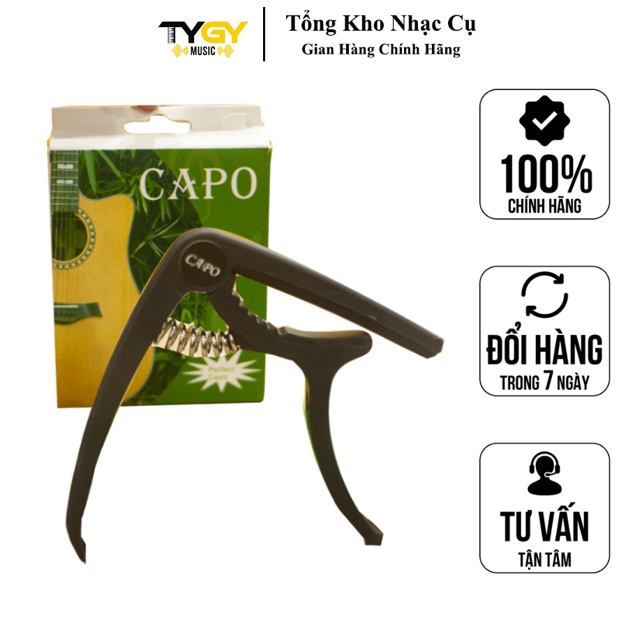 Capo Kẹp Đàn Guitar TYGY Music - Có Bậy Chốt Đàn