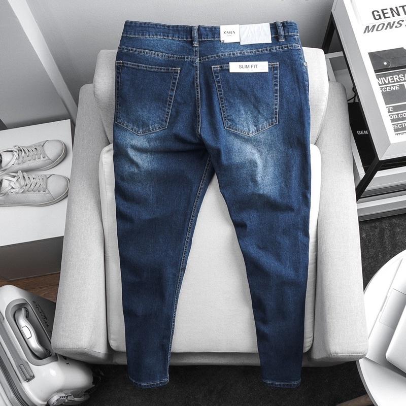 Quần jean nam Zr xuất dư 3 màu rách đẹp dáng ôm jean co giãn