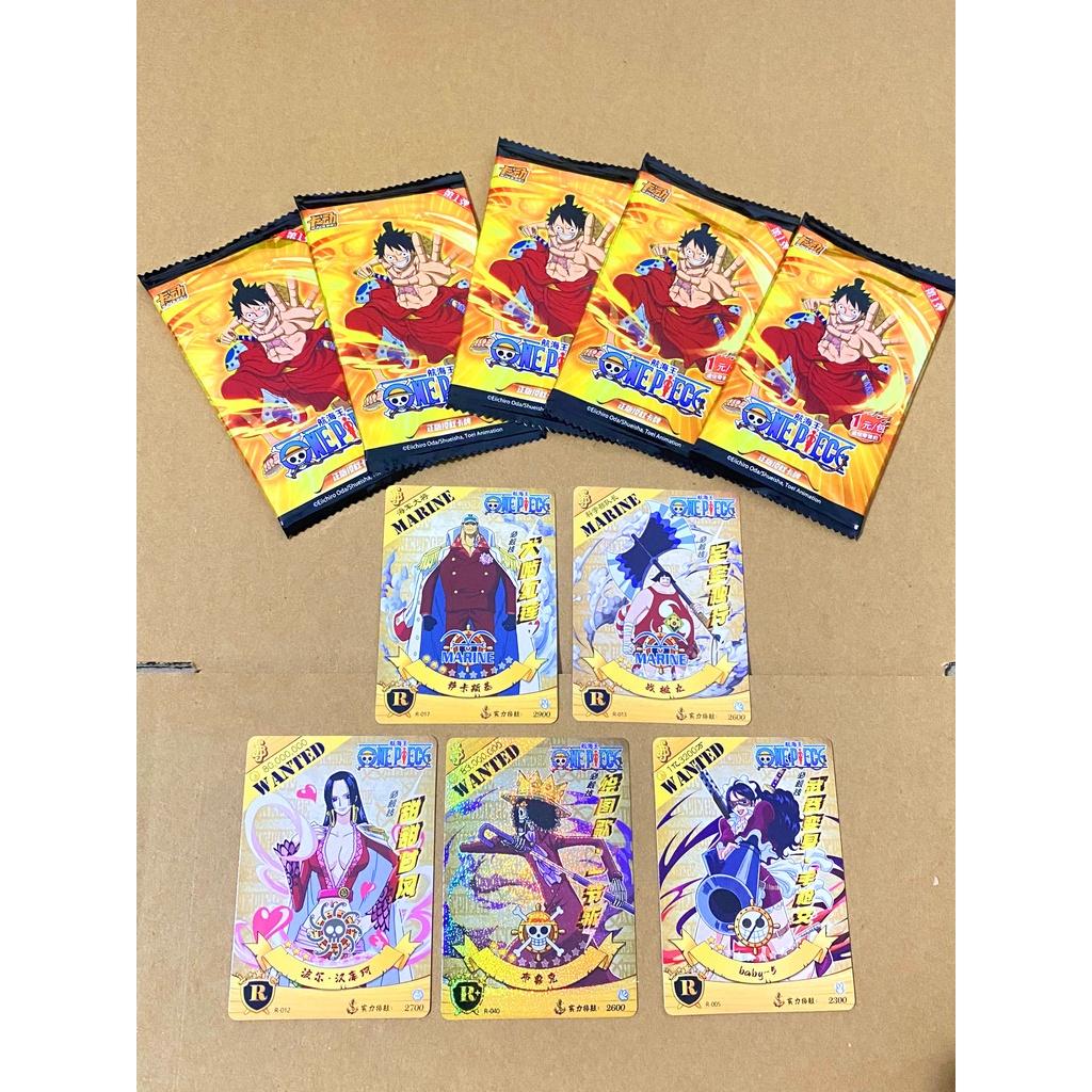 Set 5 ảnh thẻ nhân phẩm Anime One Piece ngẫu nhiên chibi xinh xắn siêu rẻ (Mẫu mới