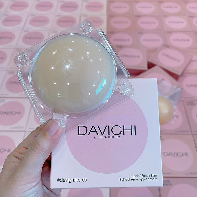 Miếng dán ngực sinh nhiệt tự thân Hàn Quốc - cơ chế tự dính khít khi tiếp xúc với bề mặt da có nhiệt BẢN TO 8CM - 1 CẶP