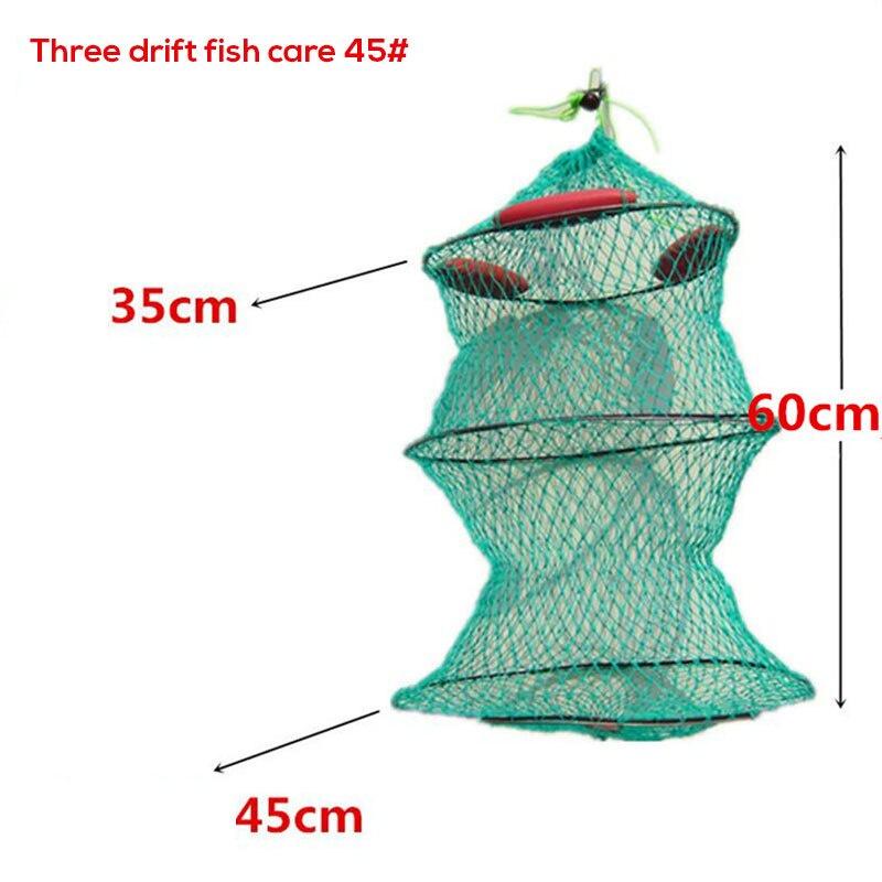 Automatic Floating Fishing Net Cage Folding Crab Crawdad Shrimp Minnow Bait Trap Cast Fish Net Portable Foldable Fishing Network