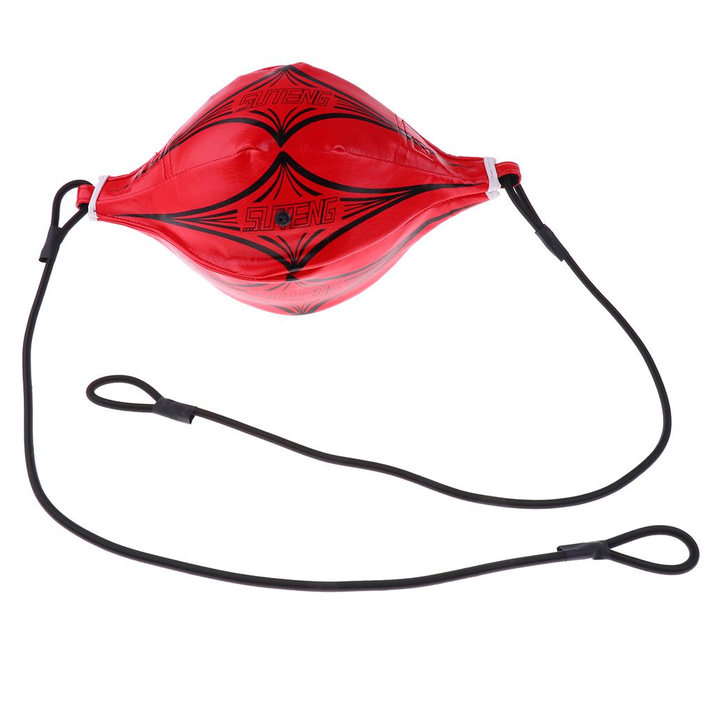 Double End Boxing Speed Ball Punching Bag Fitness Speed Training Ball Red