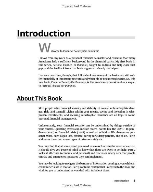 Sách ngoại văn: Financial Security For Dummies