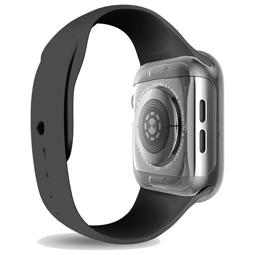 Ốp Case và Kính Cường Lực Trong Suốt UNIQ Garde Hybrid cho Apple Watch Size 40/ 44mm_ Hàng Chính Hãng