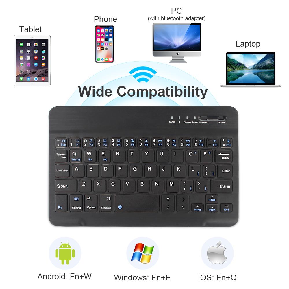 Ipad Bàn Phím Bluetooth Không Dây Bàn Phím Và Chuột Tây Ban Nha Mini Máy Tính Bảng Samsung Nga Bàn Phím Cho Ipad Pro 11 Điện Thoại Android