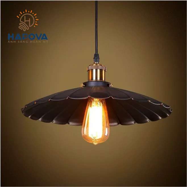 Đèn thả trần trang trí nhà quán cà phê HAPOVA HELGA 5055 + Kèm bóng Edison