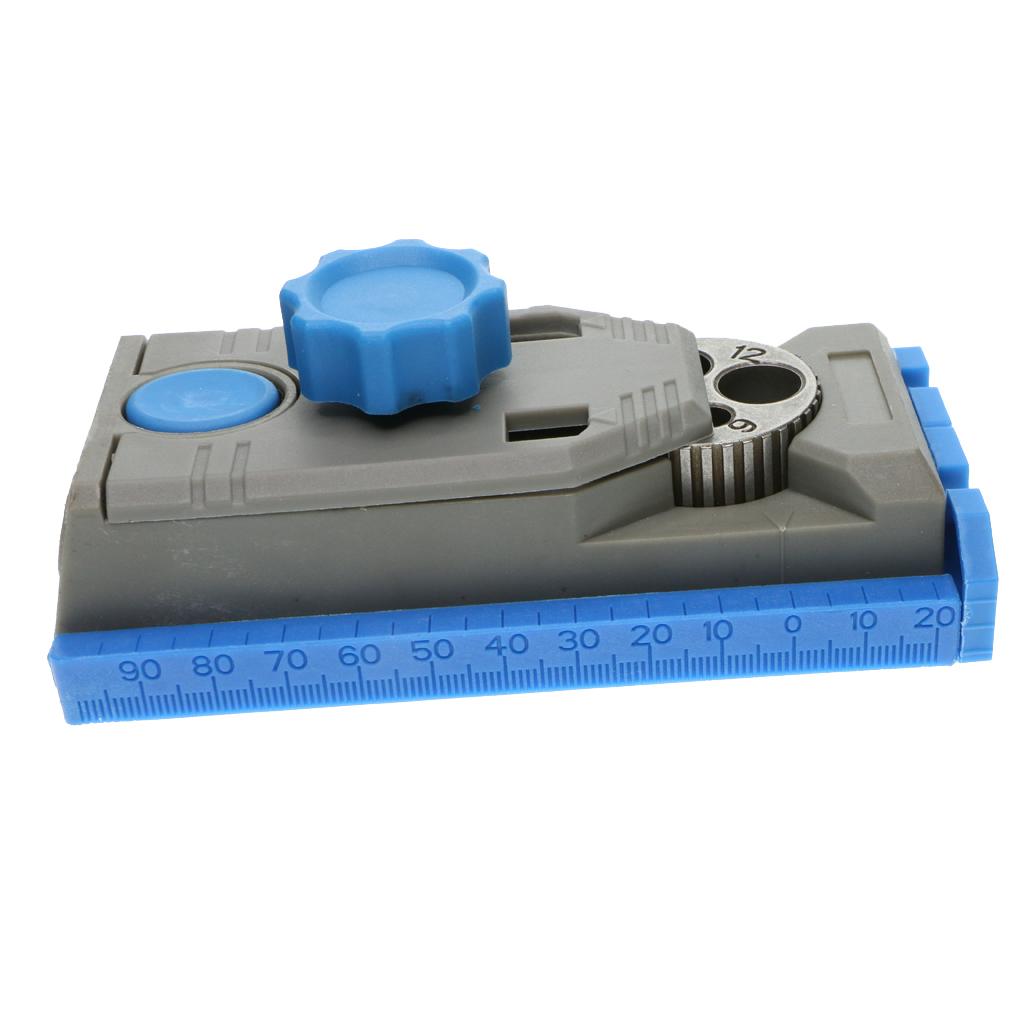 Jig Pocket Hole Drill Round Tenon Locator Woodworking Joinery Joining Tool