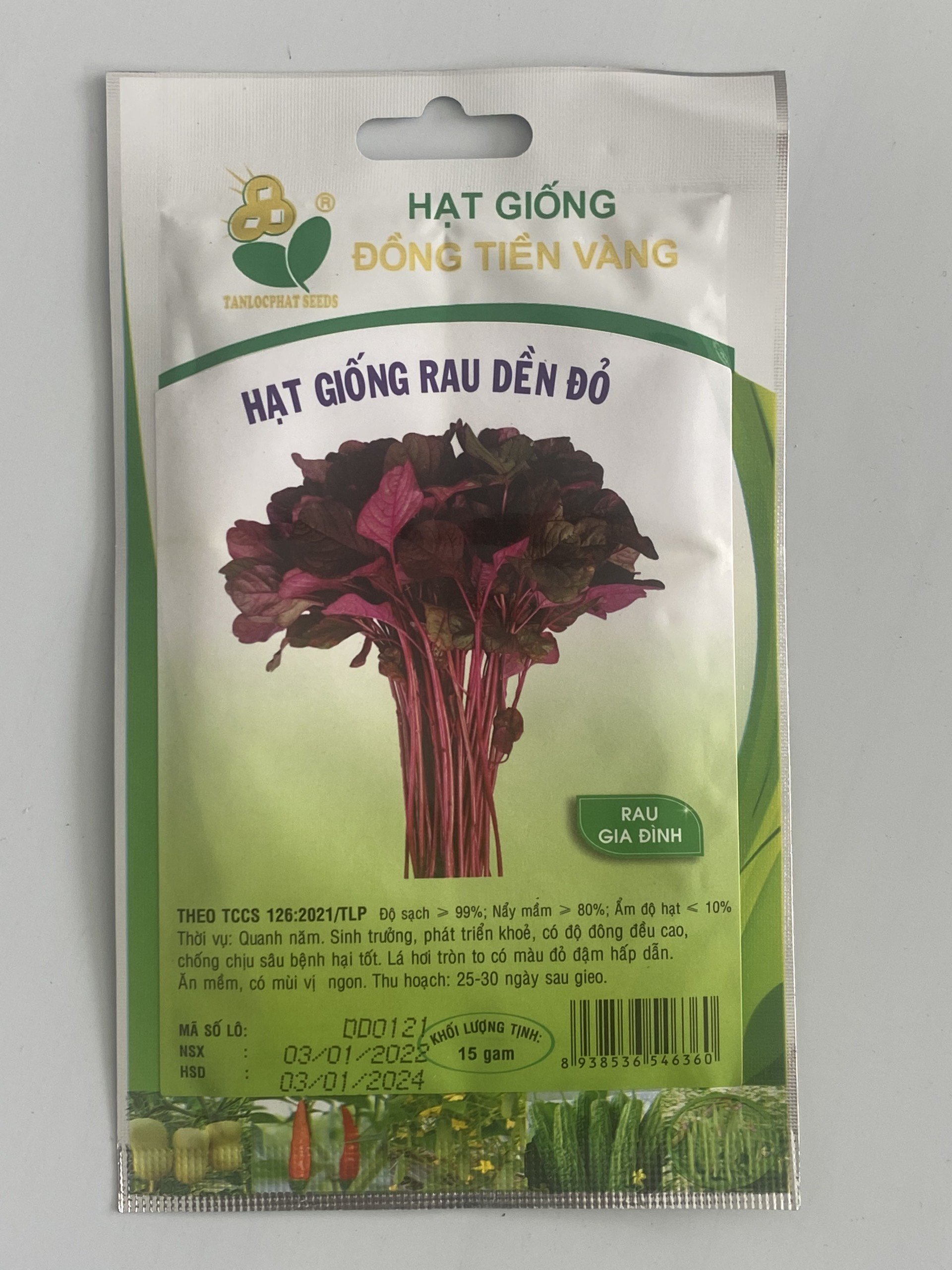 Hạt giống Rau Dền Đỏ | Hạt Giống | gói 15gr
