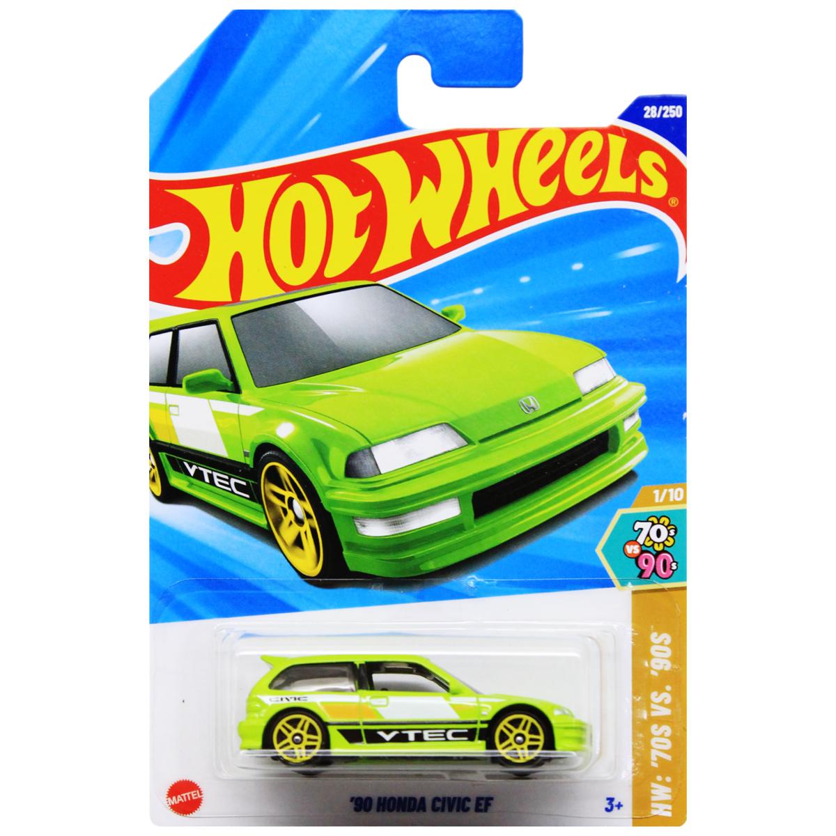 Siêu Xe Hot Wheels C4982 - 28/250 - '90 Honda Civic EF