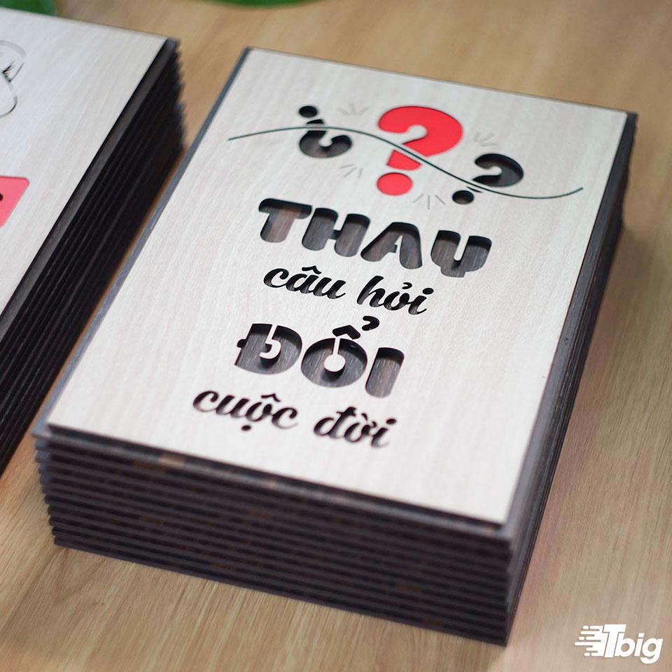 Tranh động lực TBIG125: Thay câu hỏi đổi cuộc đời 40x55cm
