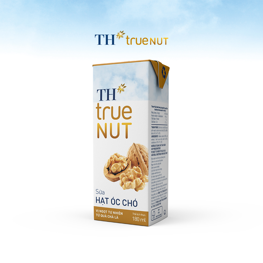 Thùng 48 hộp sữa hạt óc chó TH true NUT 180 ml (180 ml x 48)