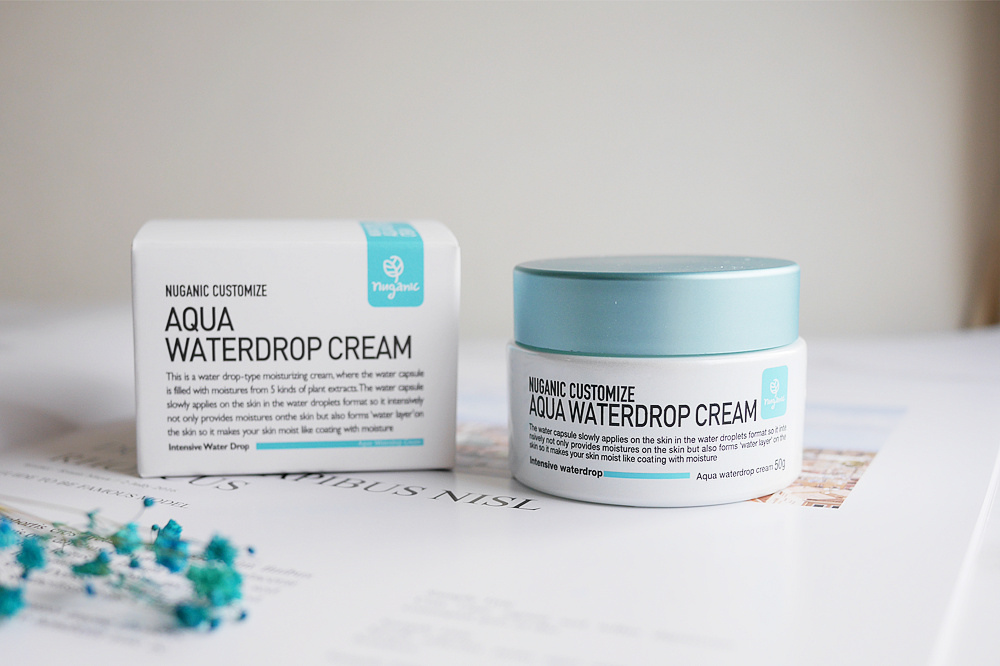 Kem dưỡng ẩm Nuganic Customize Aqua Waterdrop Cream