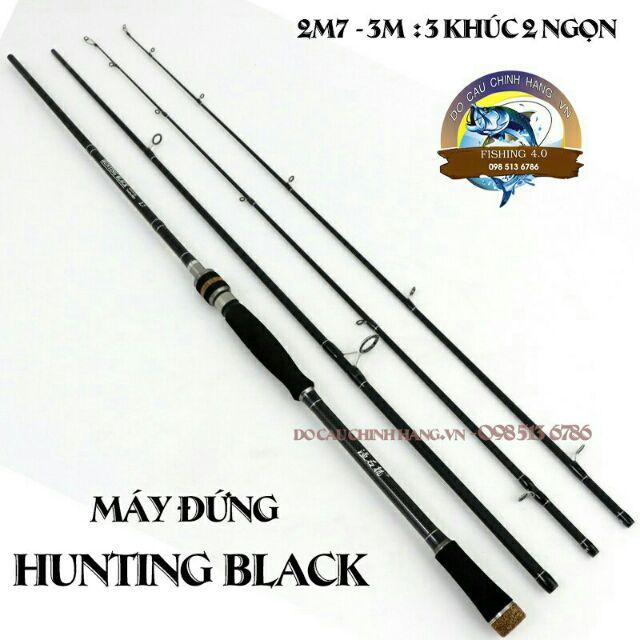 Cần lure Hunting Black 2ngọn cần bạo lực