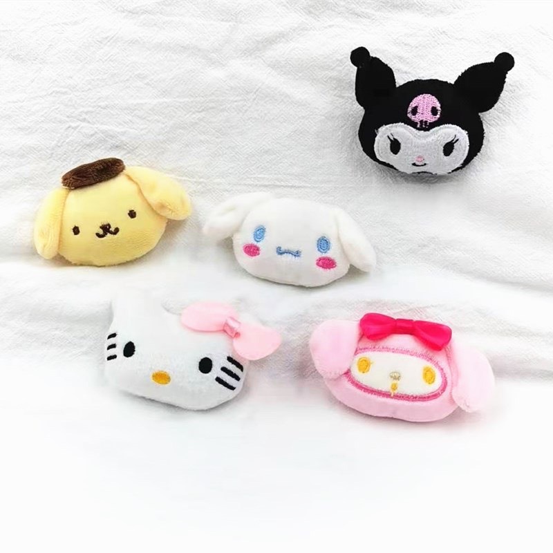 Ghim Cài Ba Lô,Cài Áo Mềm Mại Hình Búp Bê Sanrio Hoạt Hình Dễ Thương