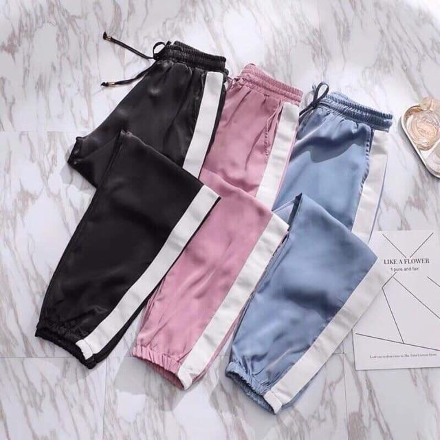 Quần jogger sọc viền cực hot