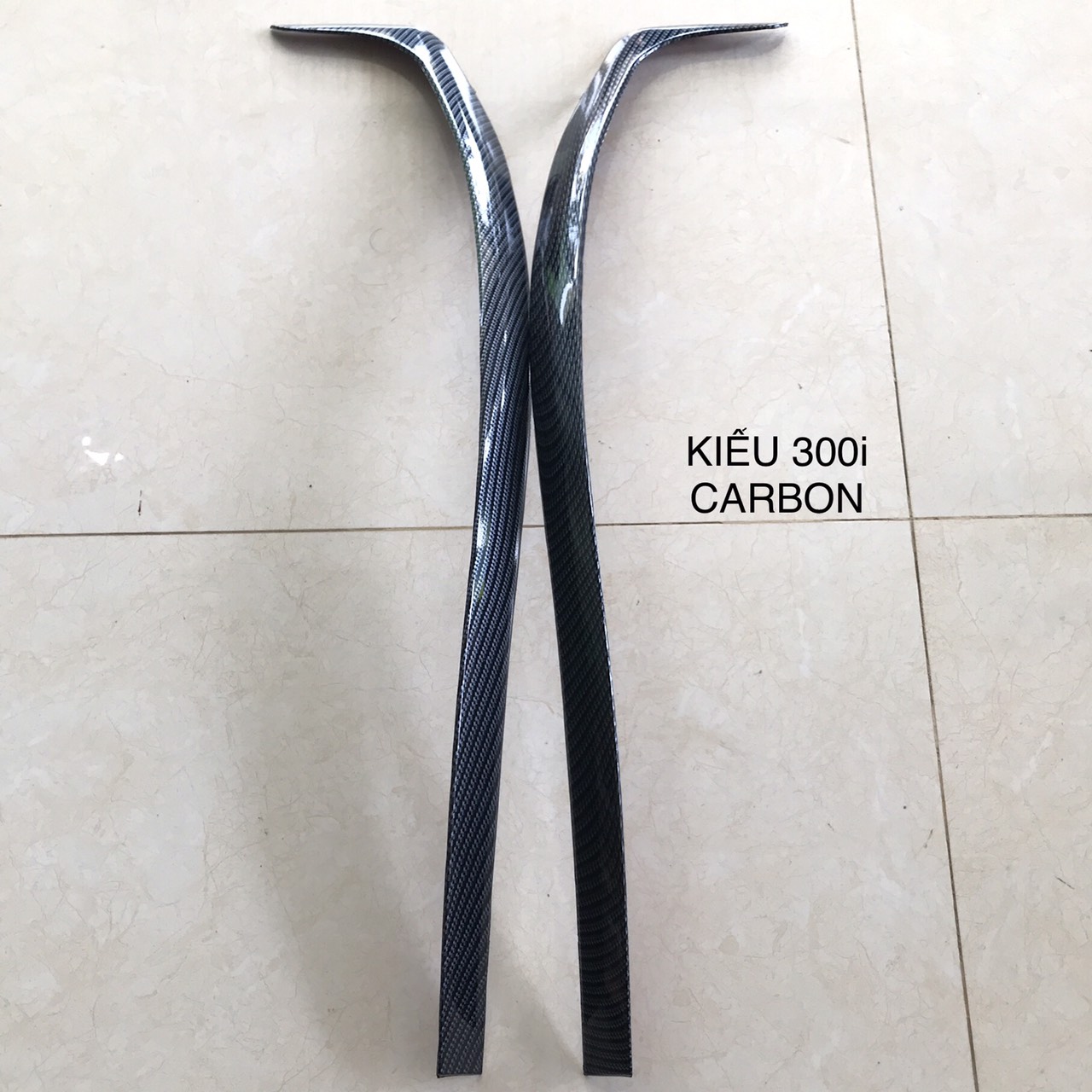 CẶP ỐP NẸP SƯỜN DÙNG CHO ĐỜI XE SH 2020 2021 2022 2023 2024 - 125i 150i 160i CROM / CACBON