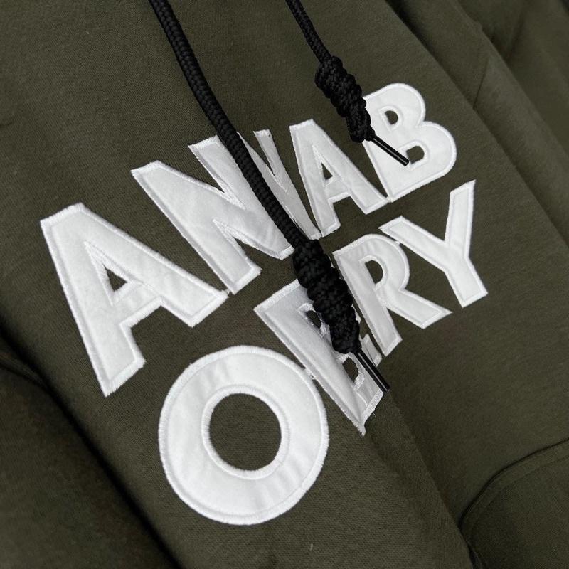 Áo hoodie Form rộng OBERY Xanh Rêu