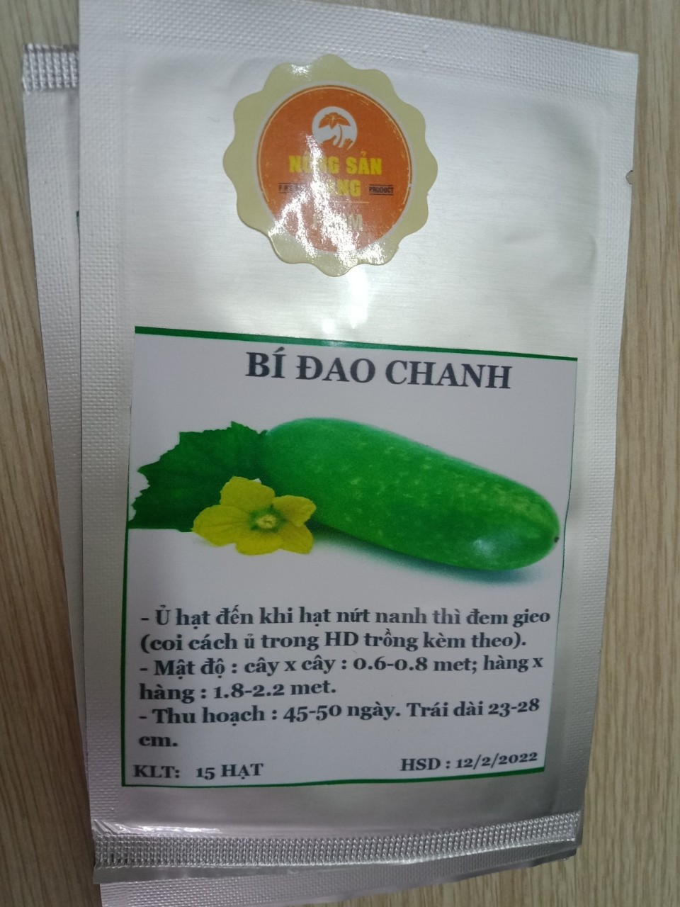 Hạt giống Bí Đao Chanh ( Gói 15 Hạt ) - Nông Sản Vàng