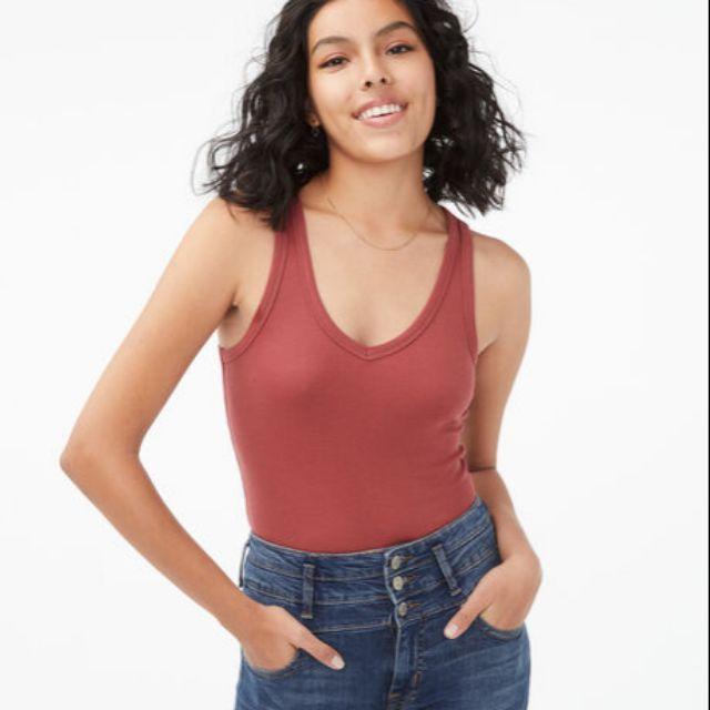 Áo ba lỗ dáng ôm chất thun gân đẹp