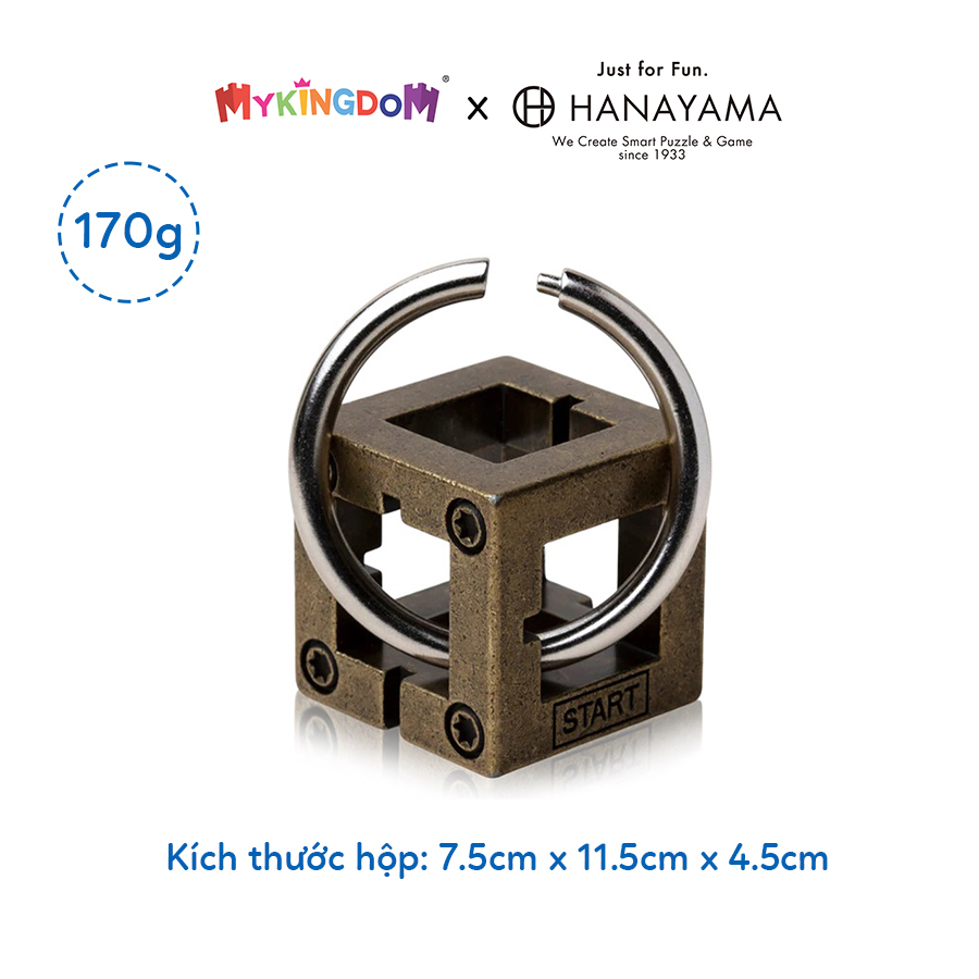 Đồ Chơi Hack Não Mở Khóa Hình Hộp Cấp Độ 2 HANAYAMA 515014