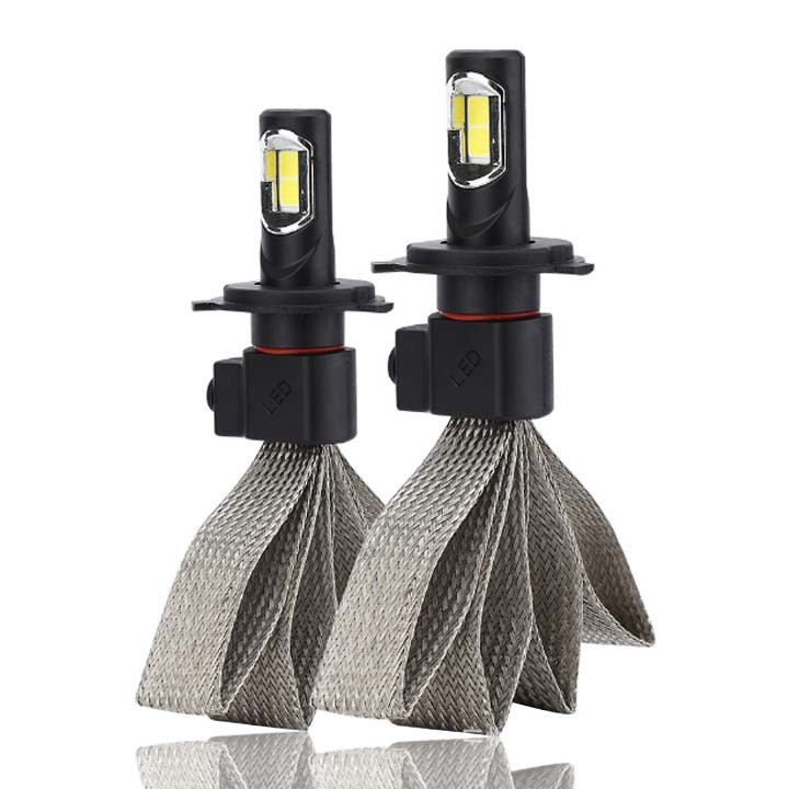 Bóng đèn Led Headlight S7 H4 - chân nhôm tản nhiệt hiệu quả