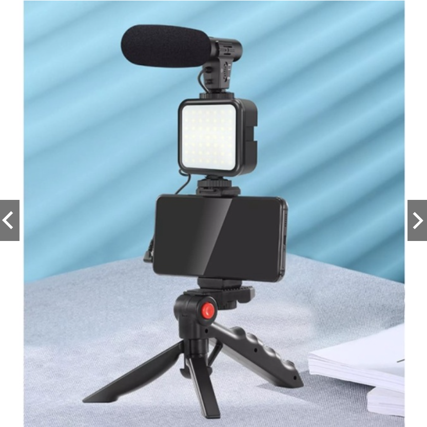 GẬY SELFIE KÈM LED , MIC - LIVESTREAM AY-49 -CHỐNG RUNG AY49