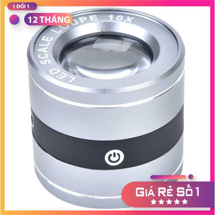 Kính Lúp ️️ Kính Lúp 10X Có Đèn Cao Cấp HH8030 - PIN SẠC