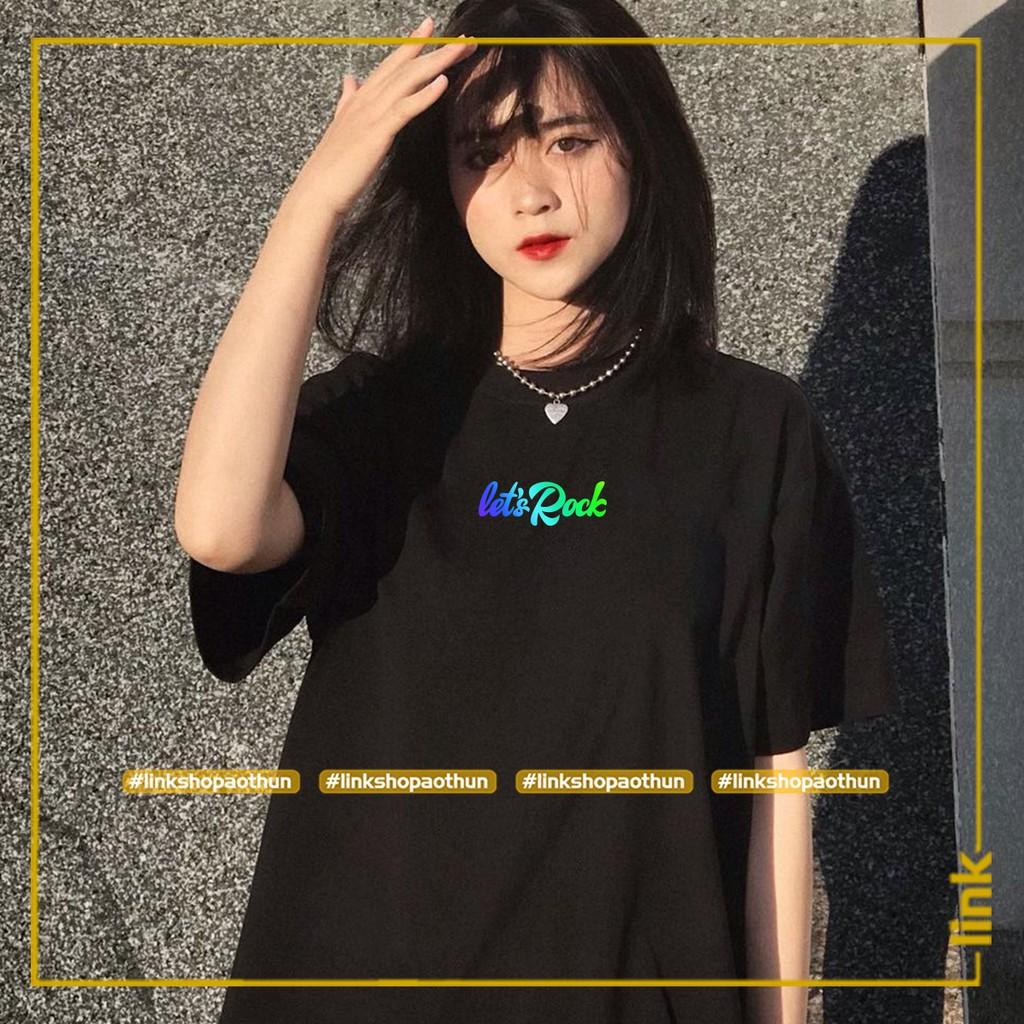 Áo phản quang LET'S ROCK cool ngầu unisex tay lỡ