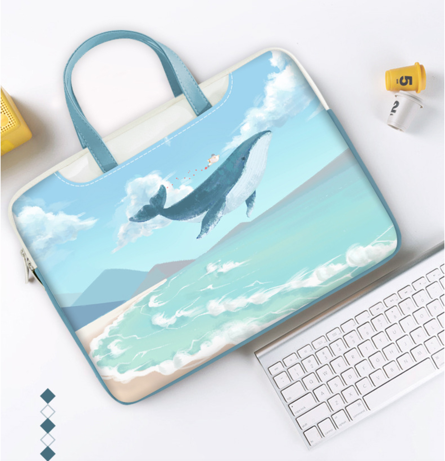 Túi da chống sốc laptop surface máy tính xách tay, túi đeo chéo công sở nữ cặp đựng laptop cute dễ thương chống nước