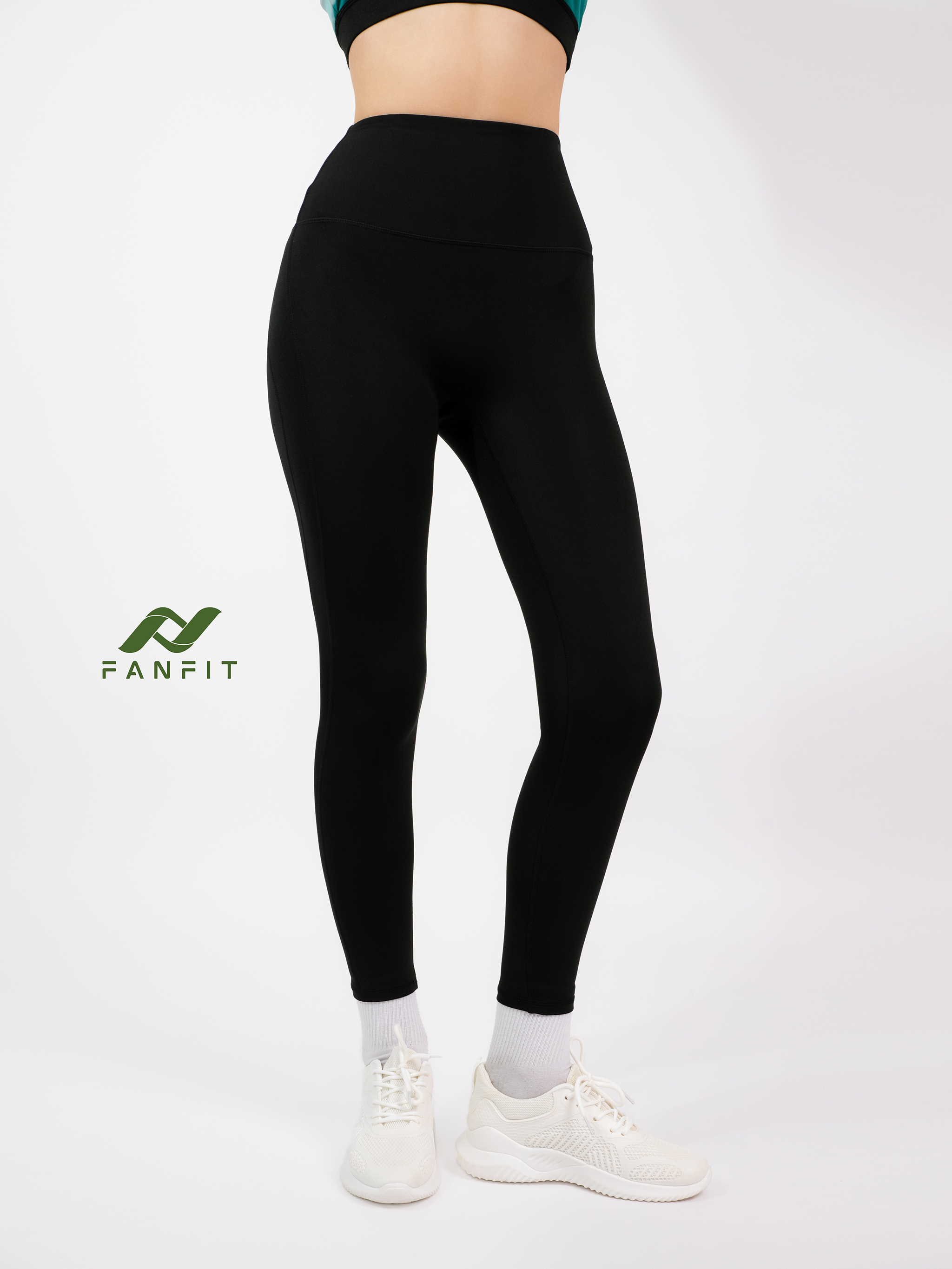 Quần legging thể thao tập Gym Yoga Pilates FANFIT FFLG001 - Không đường may nhạy cảm, lưng cao, ôm sát tôn dáng