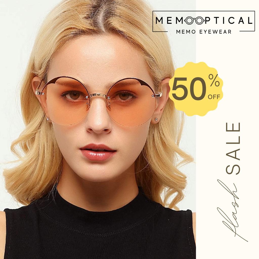 Kính Râm Không Viền DONNA D98 Chống UV 400- Memo Optical