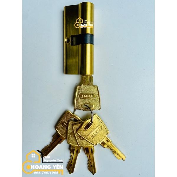 Lõi khoá cửa tay gạt thế 7,8,9,10,12cm, ruột khoá cửa tay gạt 5 chìa bi kép chống dò cao cấp EL