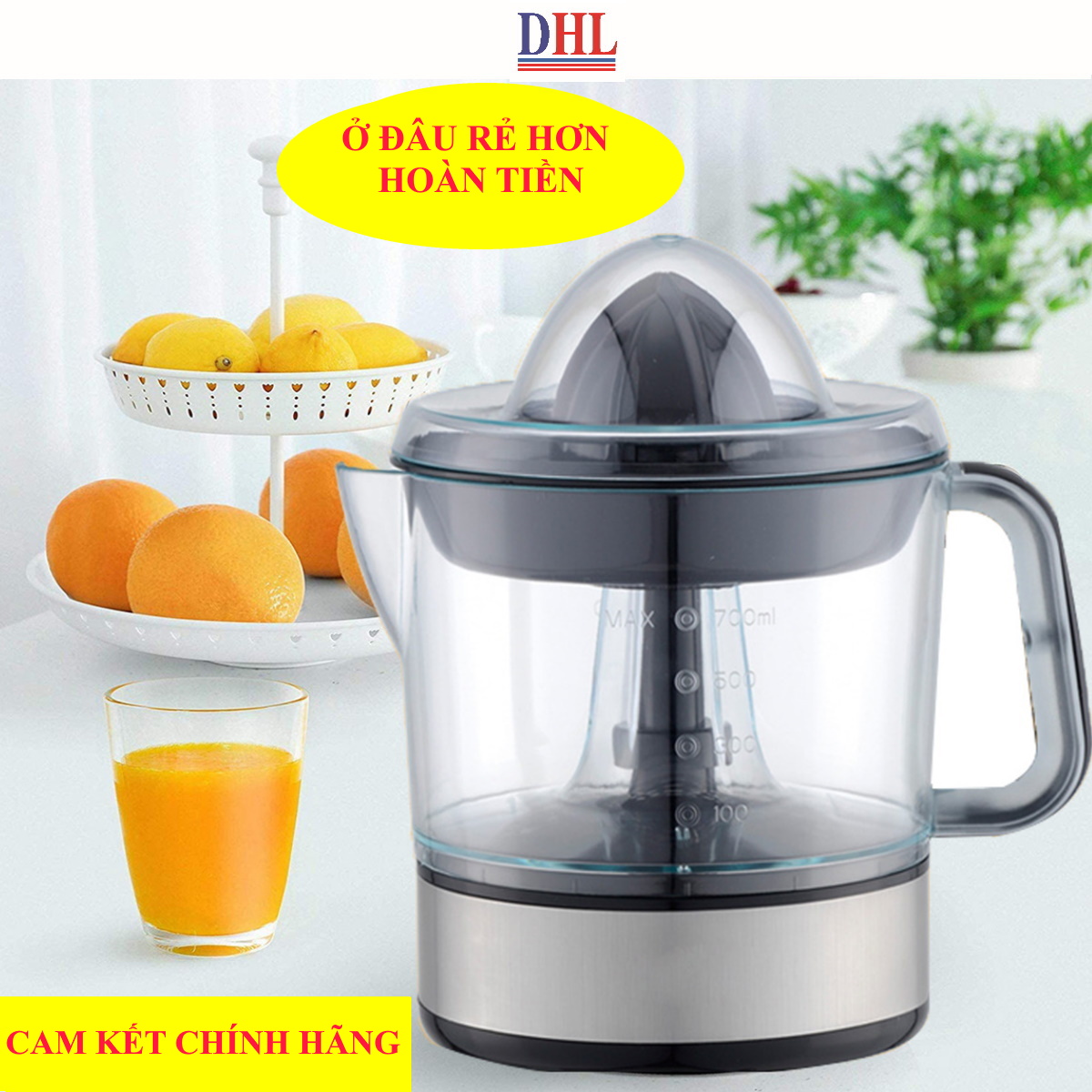 Máy vắt cam, ép cam SOKANY JE-623D 700ml hàng chính hãng