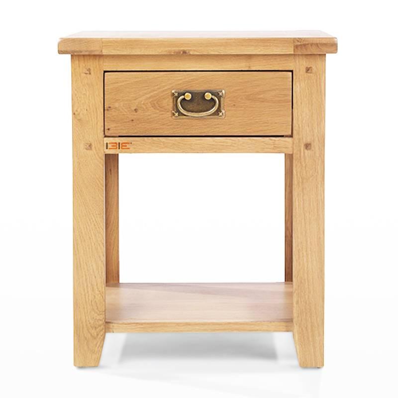 Tủ Đầu Giường Rustic 1 Hộc Gỗ Sồi IBIE
