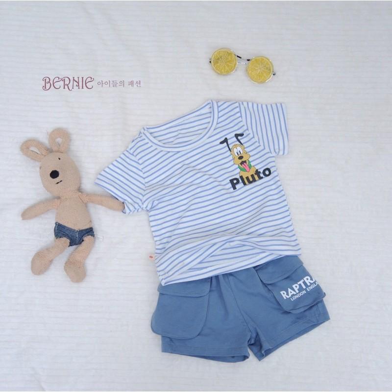 ÁO PHÔNG KẺ IN HÌNH PLUTO Bernie