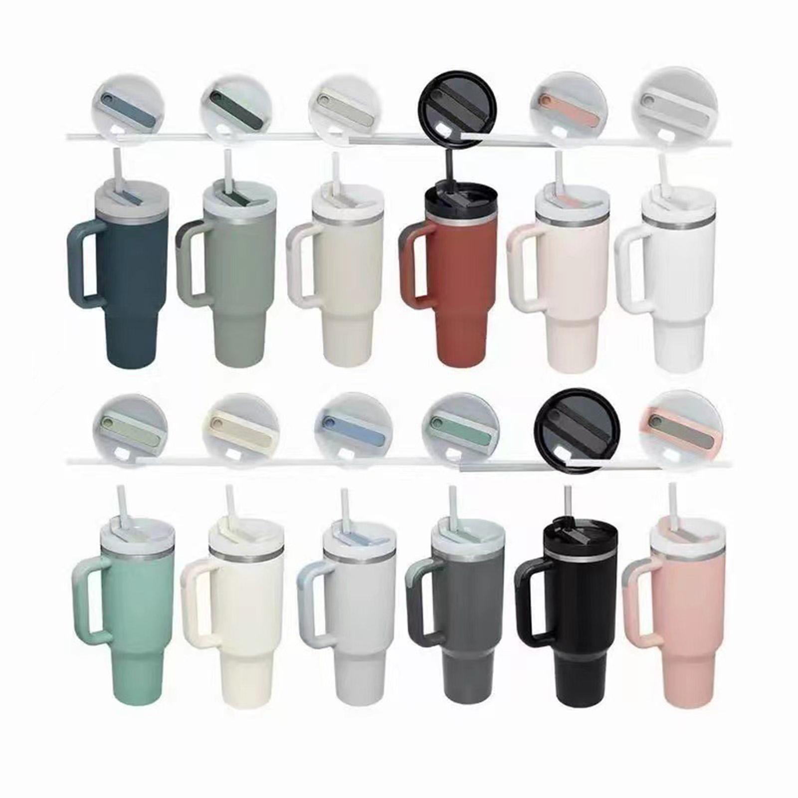 Tumbler with Handle with Lid and Straw Car Tumbler Cup for