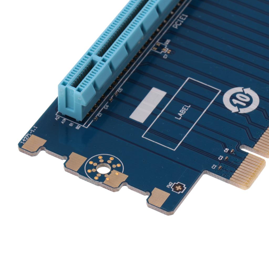 PCI Express Expansion PCI-E 16X 90 Degree Adapter Riser Card Converter